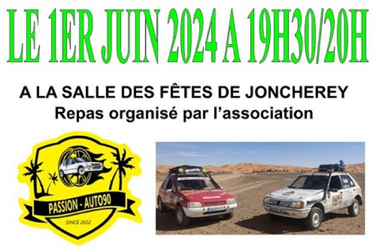 Vous désirez participer à notre repas annuel le 1er juin 2024 ?