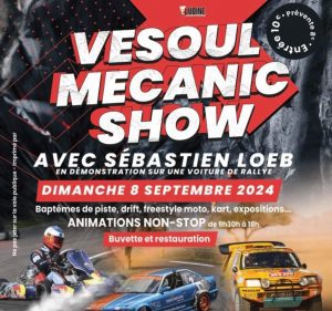 Dimanche 8 septembre au circuit de la vallée de Pusey avec Sébastien Loeb.